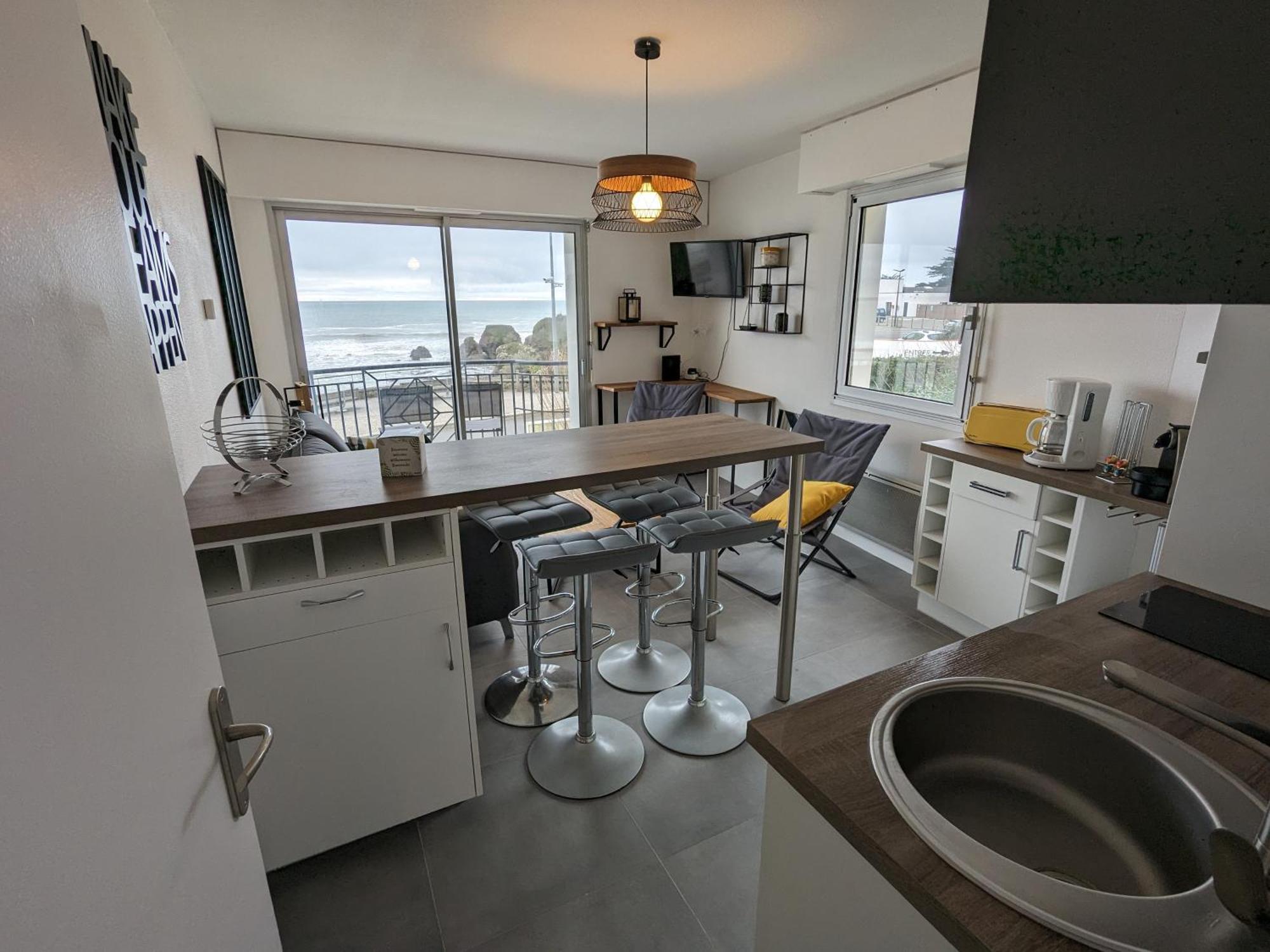 St Gilles Appartement Face Mer Saint-Hilaire-de-Riez ภายนอก รูปภาพ